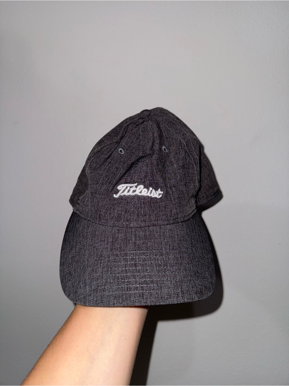Titleist Performance Golf Hat Gray Adjustable Lightweight Baseball Cap Men’s